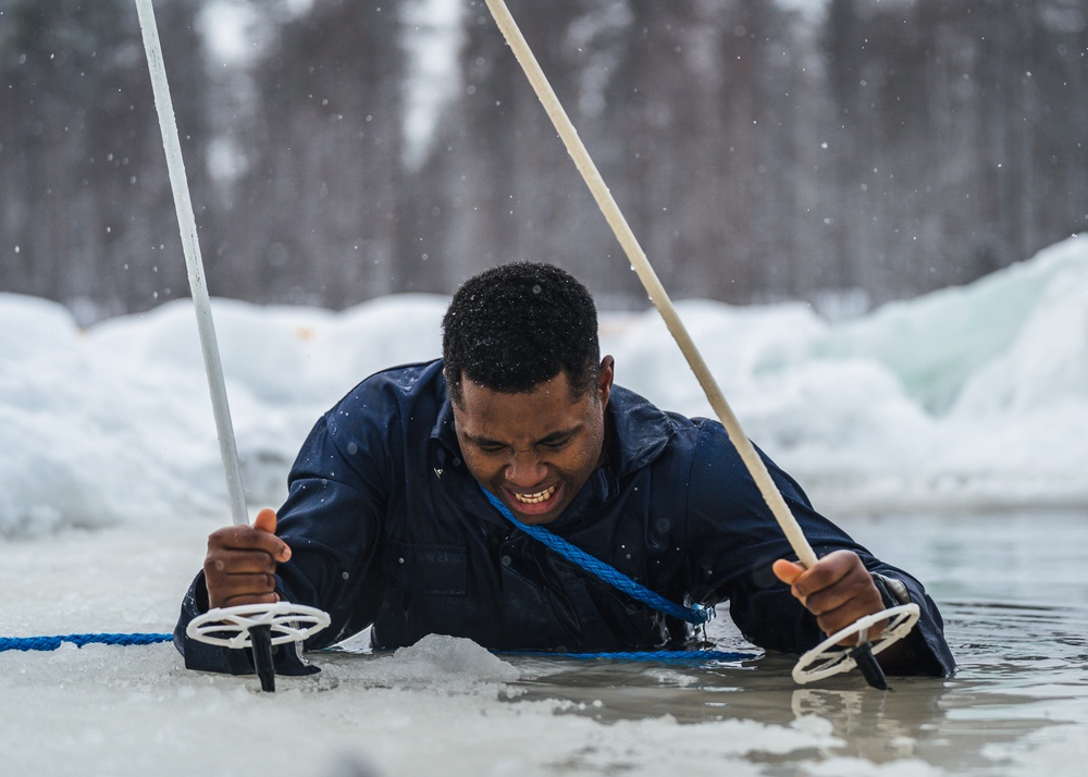 Soldiers conduct Winter Warfare Training during Arctic Forge 2023