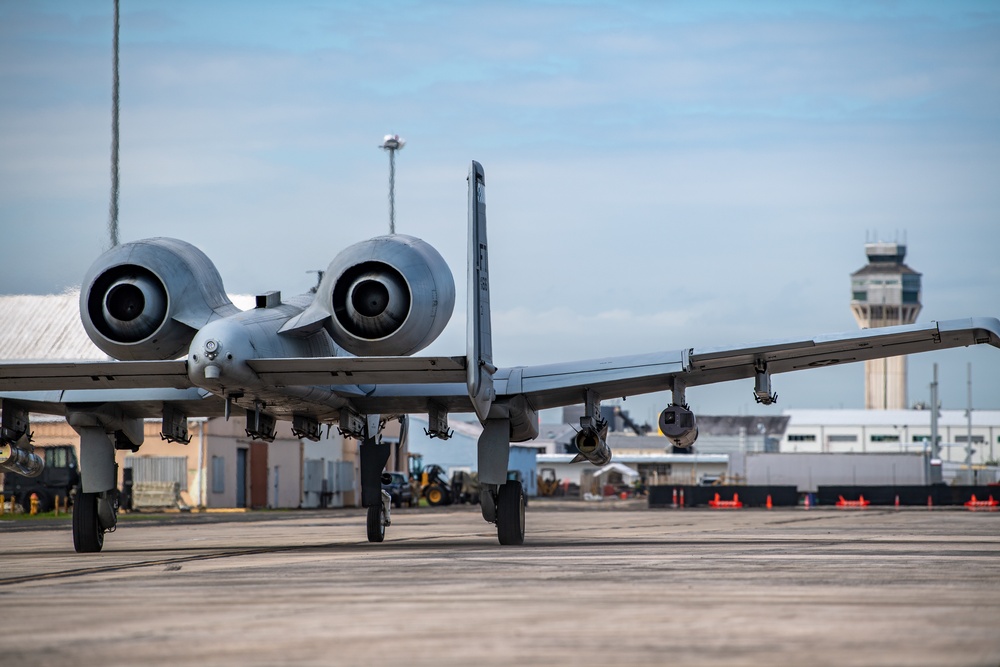 Moody A-10s attack Forward Tiger 23