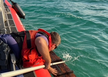 Coast Guard Station personnel rescue two mariners