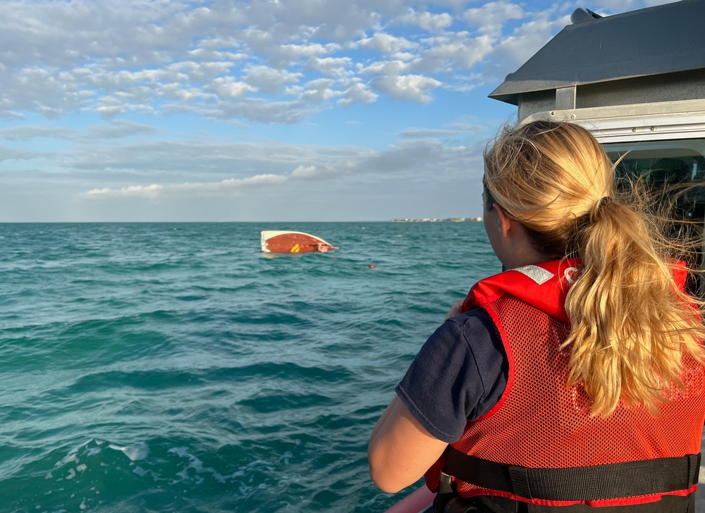 Coast Guard Station personnel rescue two mariners