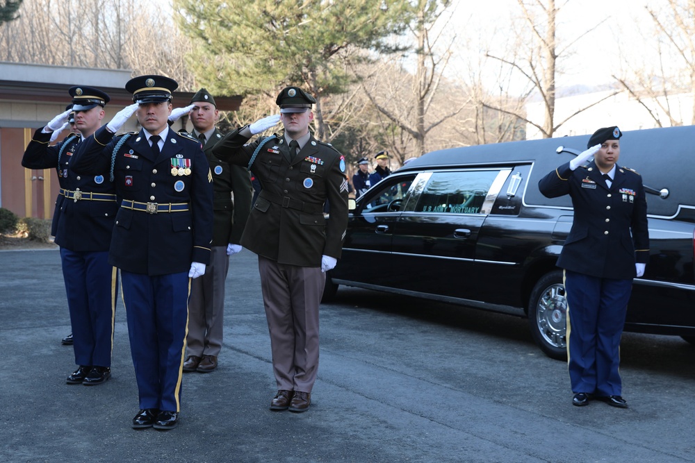 U.S. Remains Send-off Ceremony 2023