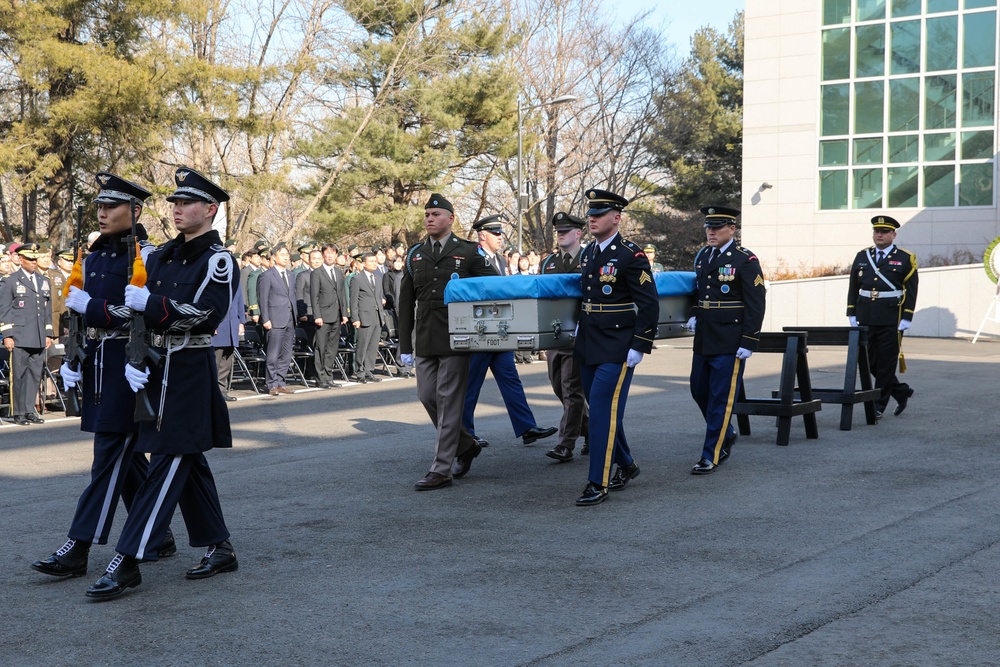 U.S. Remains Send-off Ceremony 2023