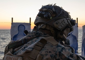 BLT 1/4 conducts live fire drills aboard U.S.S. America.