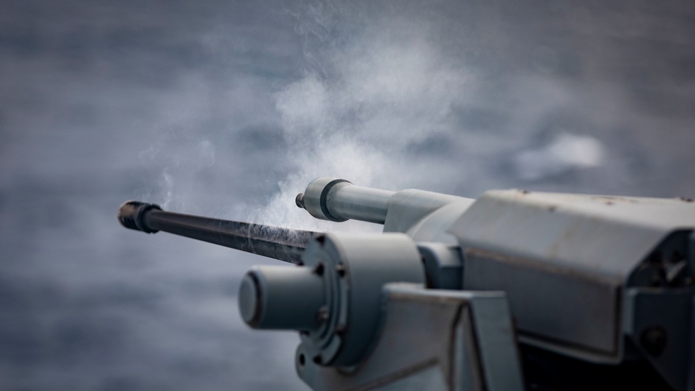 USS Porter Conducts Live-Fire Exercise