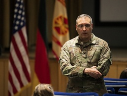 Wiesbaden garrison commander hosts first town hall of the year