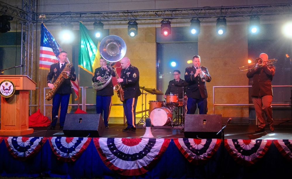 U.S. Army Europe and Africa Band and Chorus shines at National Day event in Senegal