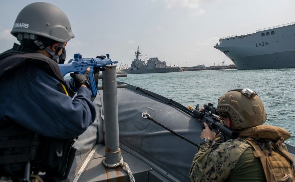U.S., Djibouti, Japan Partner in Trilateral Engagement to Combat Illegal Shipping