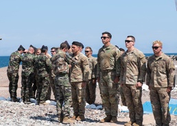 U.S. Service Members deployed to Horn of Africa complete grueling French Desert Commando Course