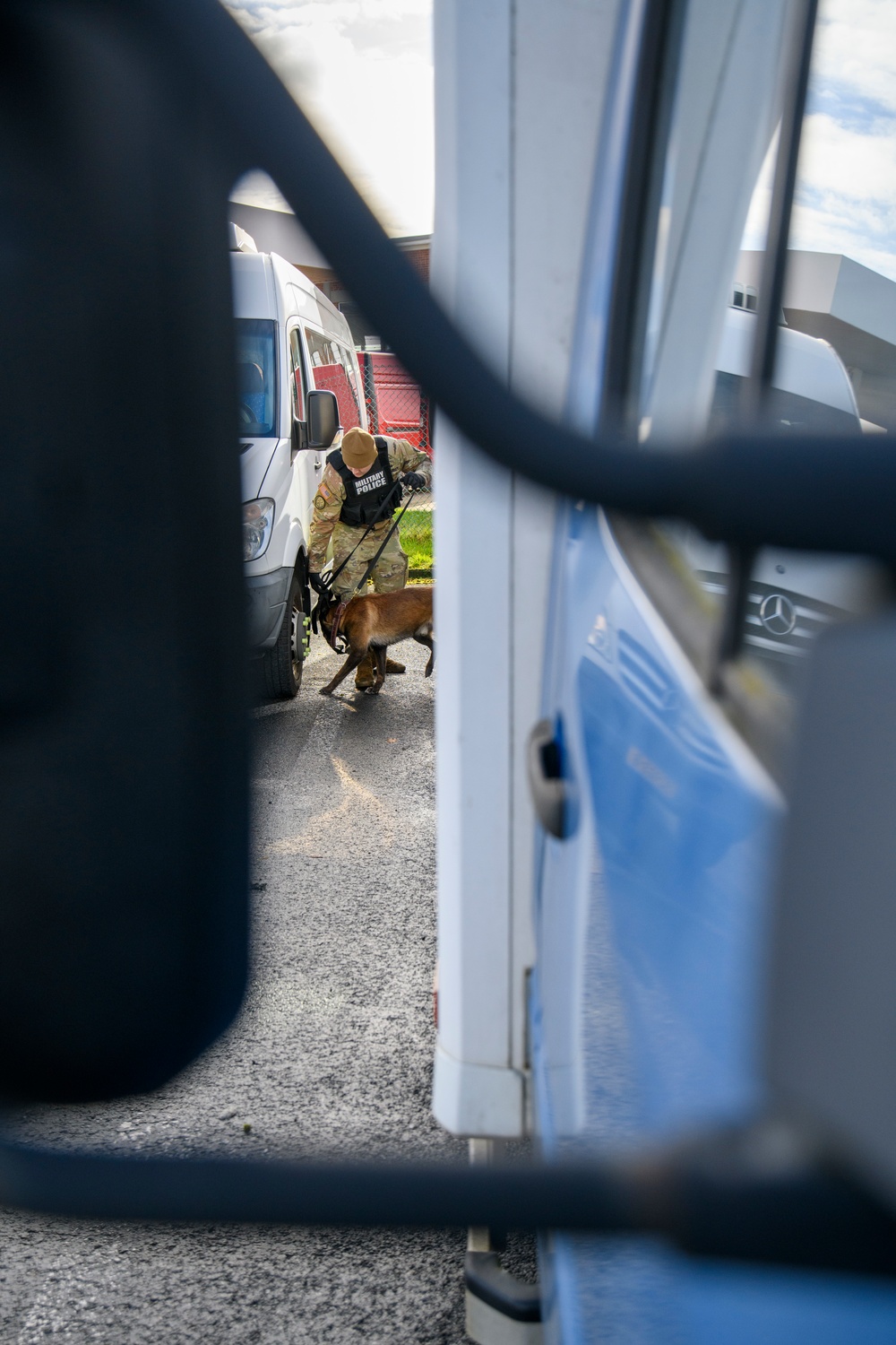 Military Working Dog Validation Training on Chièvres Air Base