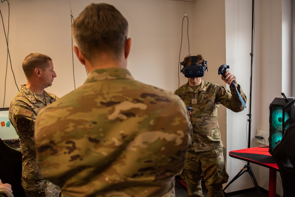 USAFEC CC, CCC visit Ramstein Air Base