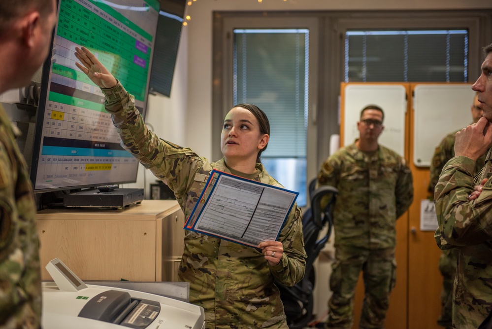 USAFEC CC, CCC visit Ramstein Air Base