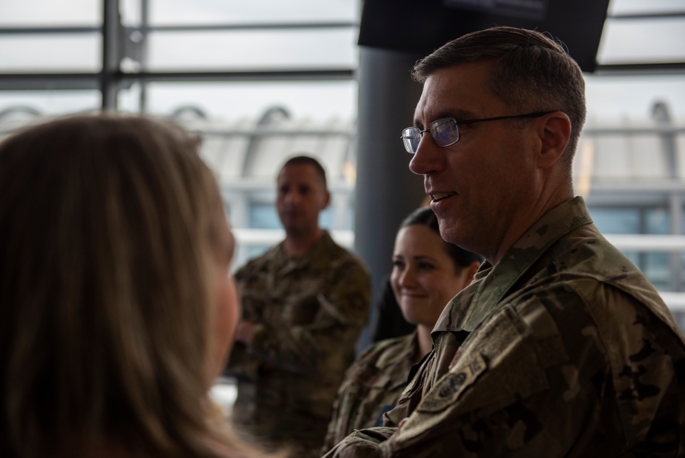 USAFEC CC, CCC visit Ramstein Air Base