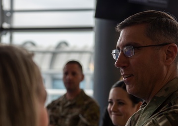 USAFEC CC, CCC visit Ramstein Air Base