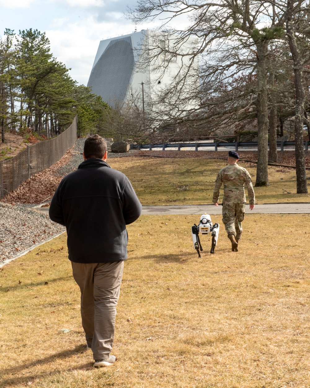 Semi-autonomous canine enhances security at Cape Cod Space Force Station