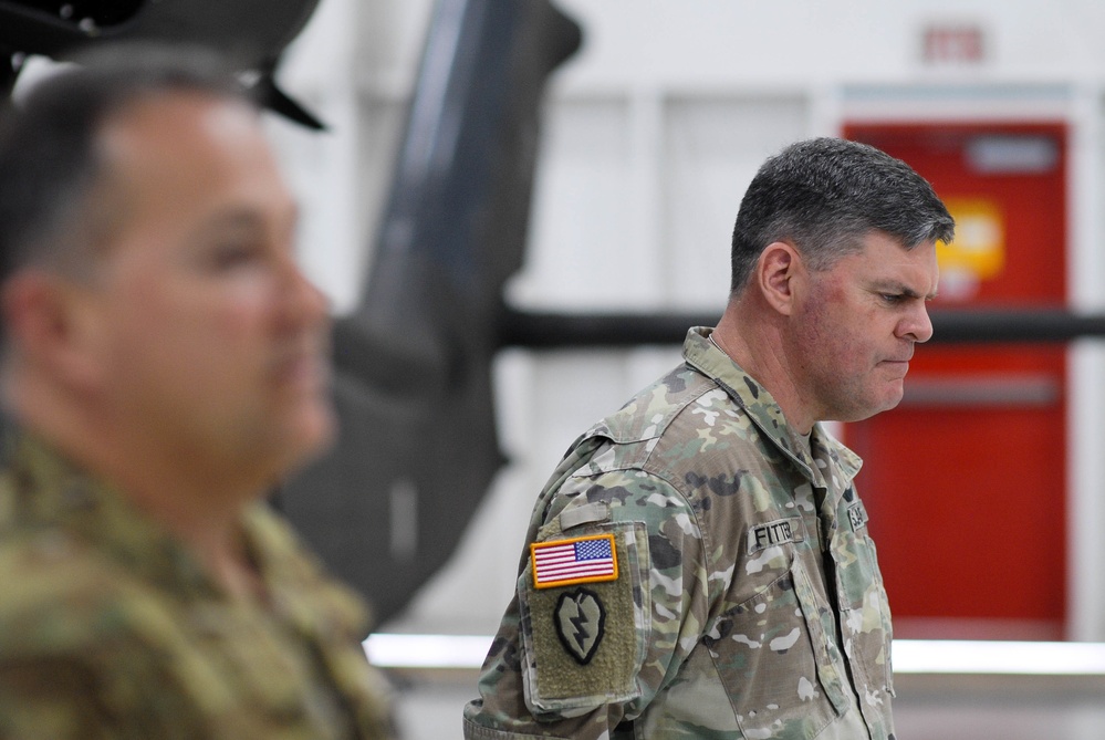 Chief Warrant Officer 5 Matthew Fitter receives the Order of Saint Michael