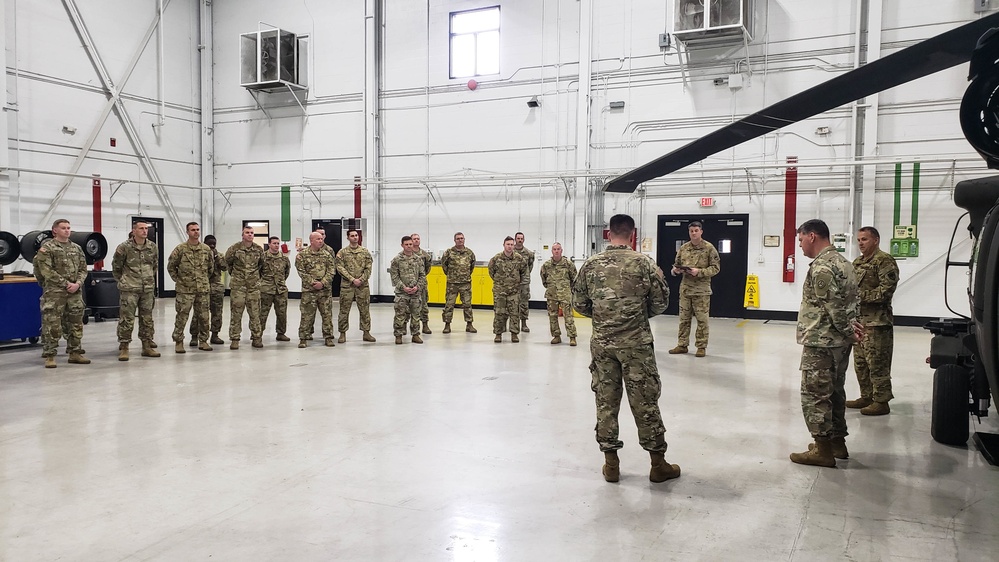 Chief Warrant Officer 5 Matthew Fitter receives the Order of Saint Michael