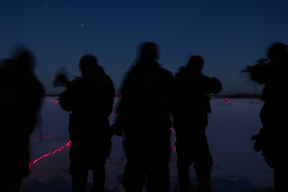 U.S. Marines with 2nd Landing Support Battalion Conduct Live Fire Ranges in Fort Drum