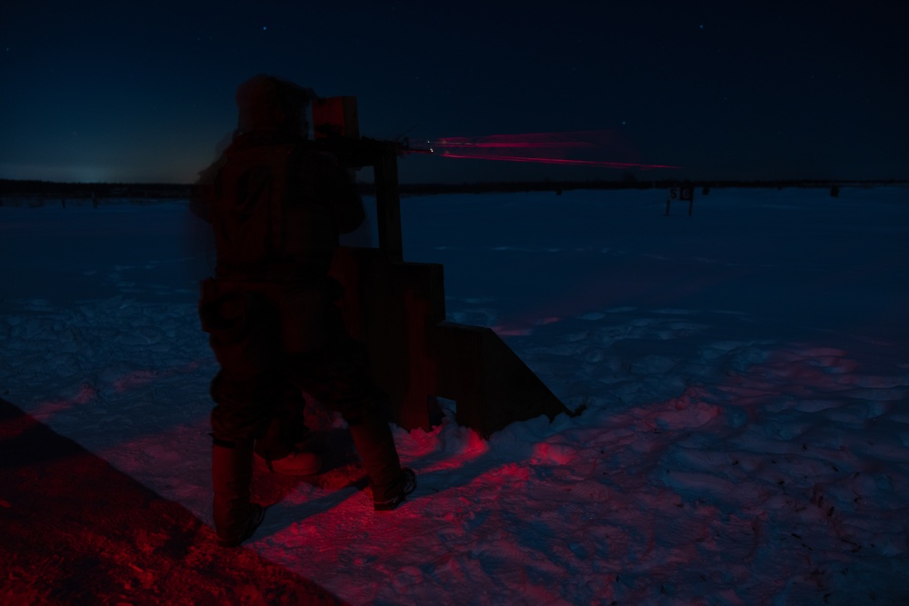 U.S. Marines with 2nd Landing Support Battalion Conduct Live Fire Ranges in Fort Drum