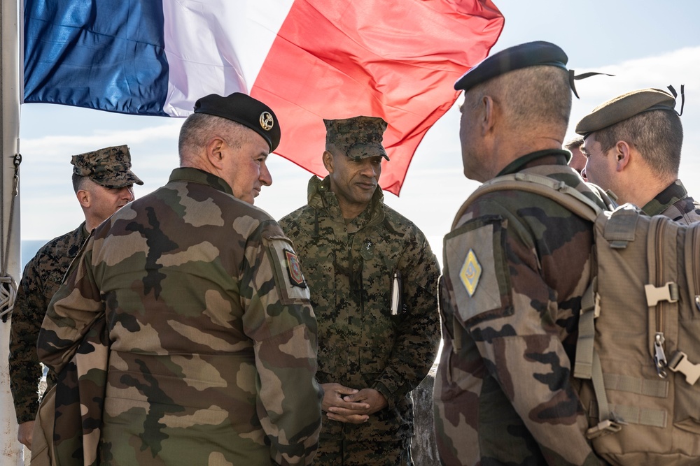 2d MARDIV CG Visits Marines, Sailors and NATO Allies