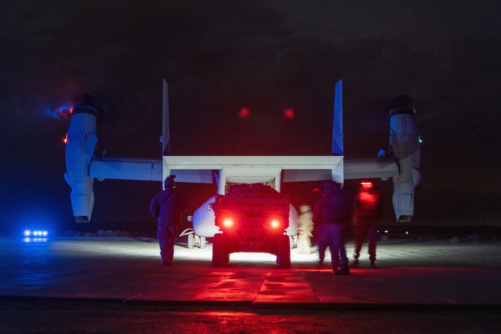 Reconnaissance Marines load Utility Task Vehicles during GRC