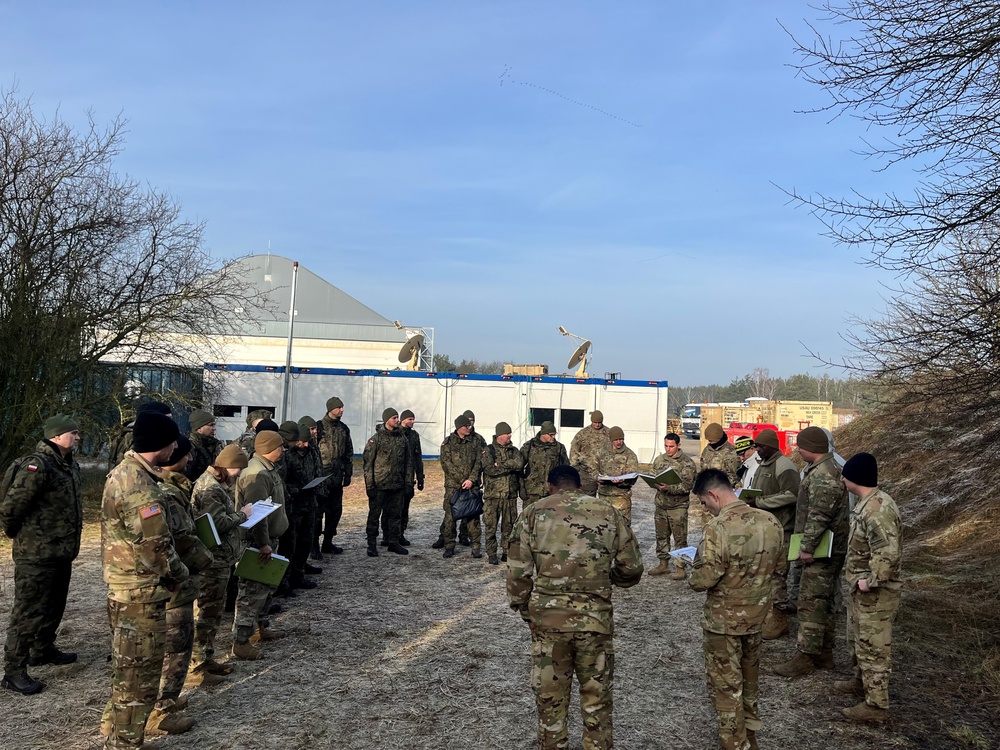 3-6 Air Calvary Squadron Leadership discuss the future of Polish Aviation