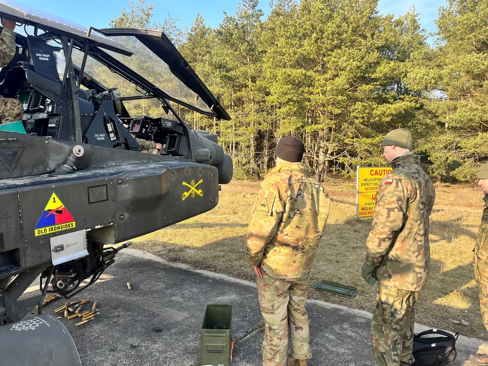 3-6 Air Calvary Squadron Leadership discuss the future of Polish Aviation