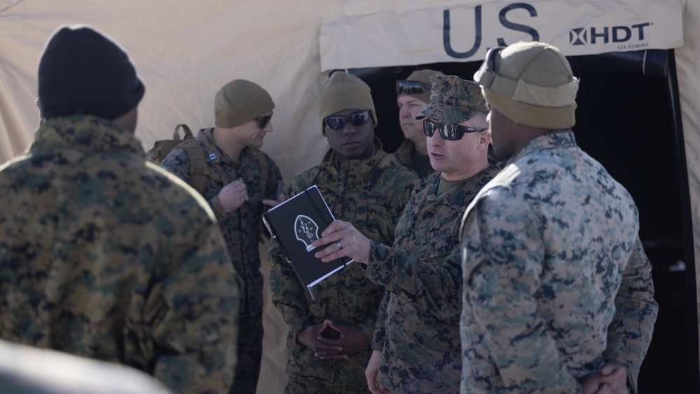 2d Marine Division CG Visits Bridgeport