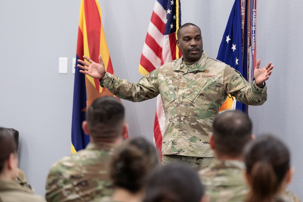 Command Chief Master Sgt. Maurice L. Williams, command chief, Air National Guard