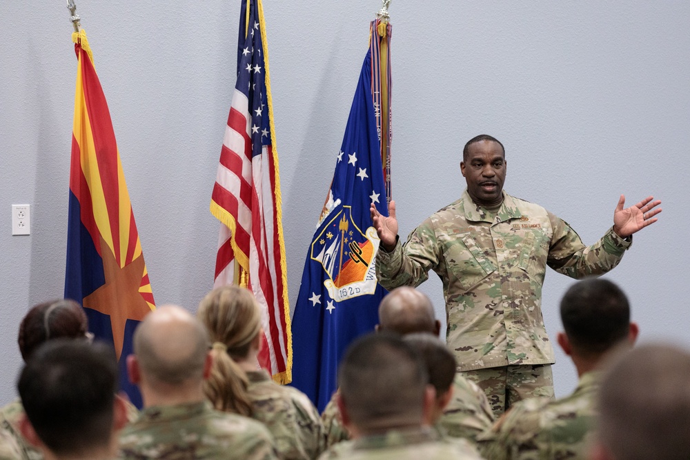 Command Chief Master Sgt. Maurice L. Williams, command chief, Air National Guard