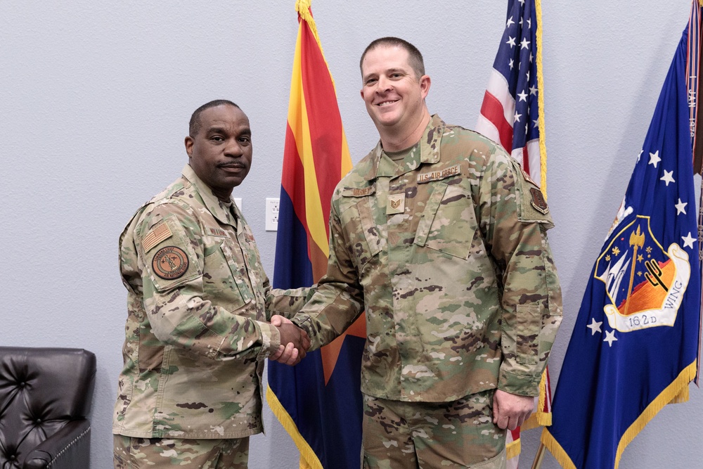 Command Chief Master Sgt. Maurice L. Williams, command chief, Air National Guard