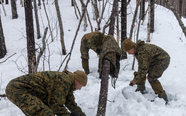 CLR-2 and CLB-2 Leadership Participate in Survival Training