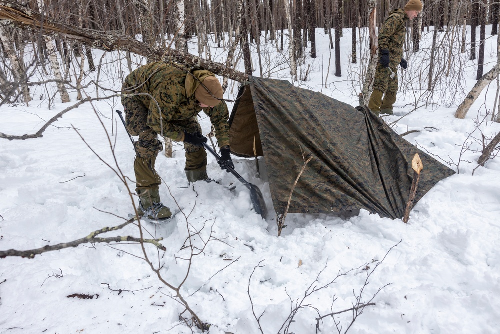 CLR-2 and CLB-2 Leadership Participate in Survival Training