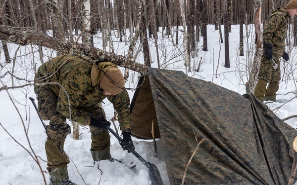 CLR-2 and CLB-2 Leadership Participate in Survival Training