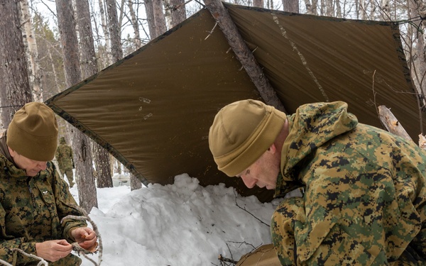 CLR-2 and CLB-2 Leadership Participate in Survival Training