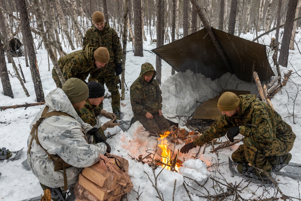 CLR-2 and CLB-2 Leadership Participate in Survival Training