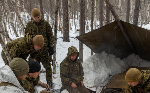 CLR-2 and CLB-2 Leadership Participate in Survival Training
