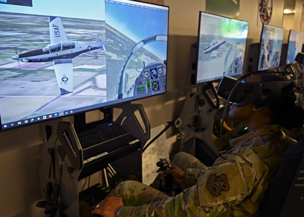 Team McChord Airmen experience pilot training at Columbus AFB