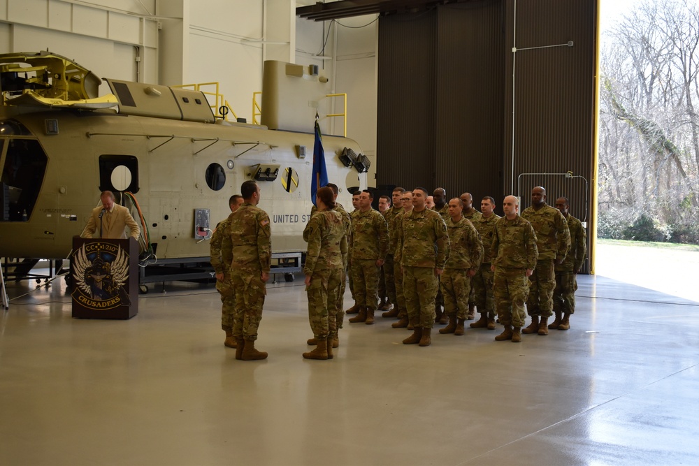 Charlie Company 1-210 Change of Command.