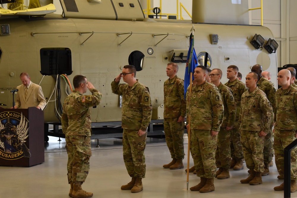 Charlie Company 1-210 Change of Command.