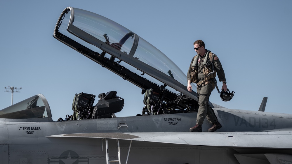 Garudas fly EA-18G Growlers out of MacDill AFB