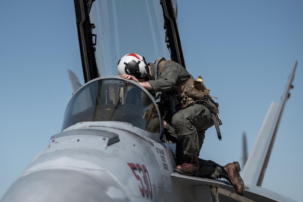 Garudas fly EA-18G Growlers out of MacDill AFB