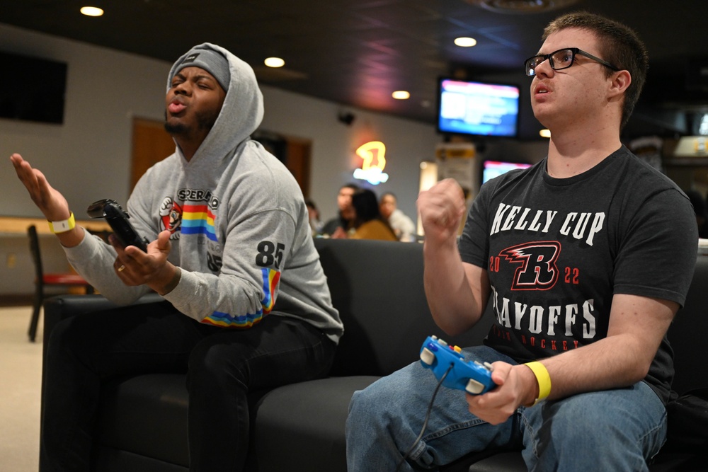Ellsworth airmen play Super Smash Bros. for Wintervention