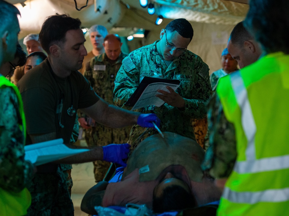 NMRTC San Diego and Expeditionary Medical Facility Bravo Sailors Participate in a Mass Casualty Exercise at Marine Corps Base Camp Pendleton