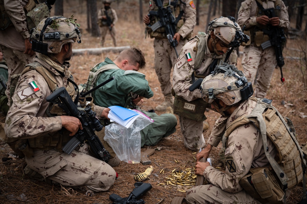 UAE and U.S. attack OPFOR in Tigerland during JRTC