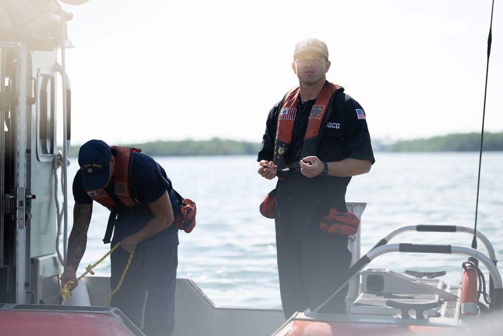 Coast Guard Station Islamorada conducts training