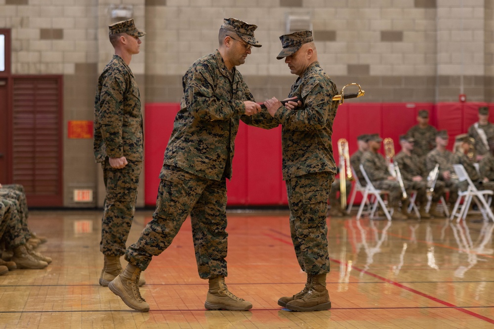 2nd Bn., 11th Marines holds relief, appointment ceremony