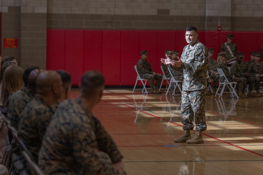 2nd Bn., 11th Marines holds relief, appointment ceremony