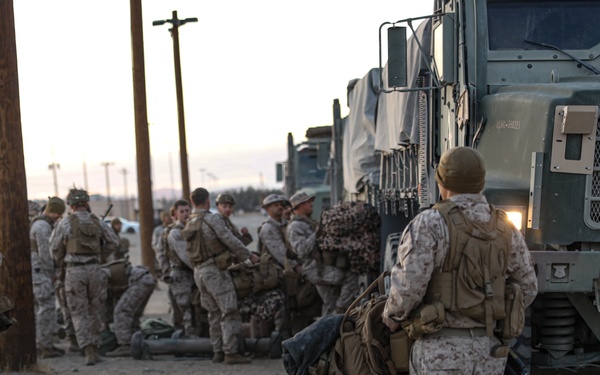 U.S. Marines with 2nd Battalion, 7th Marine Regiment participate in MWX