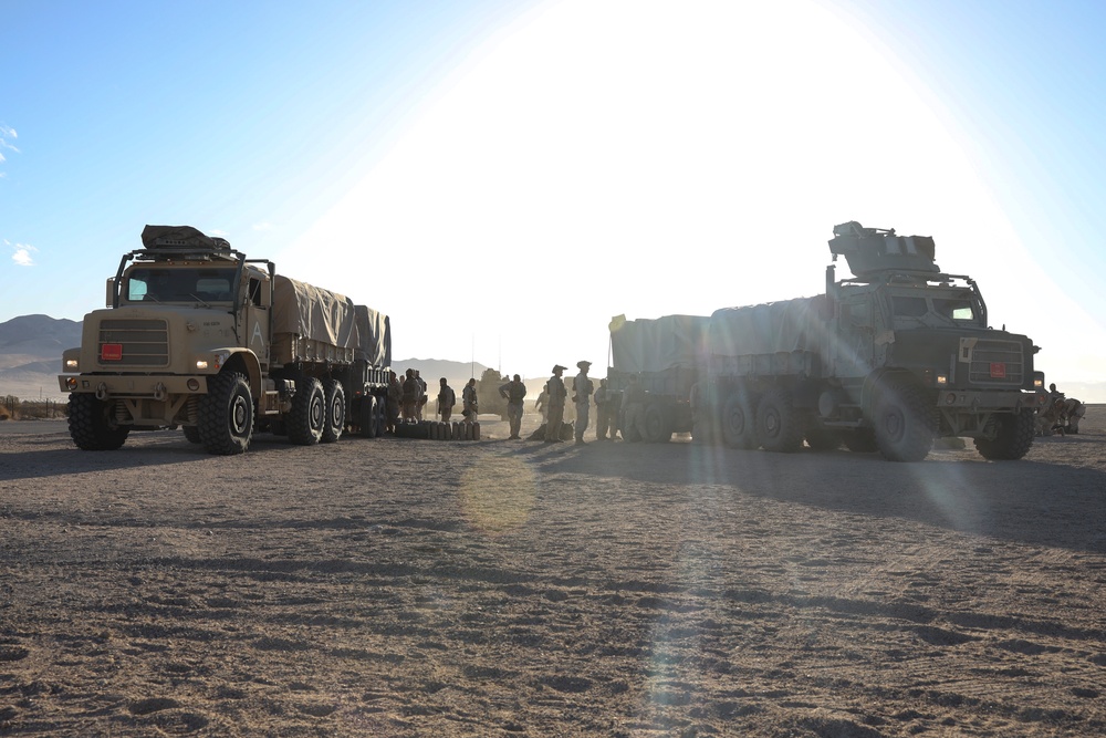 U.S. Marines with 2nd Battalion, 7th Marine Regiment participate in MWX