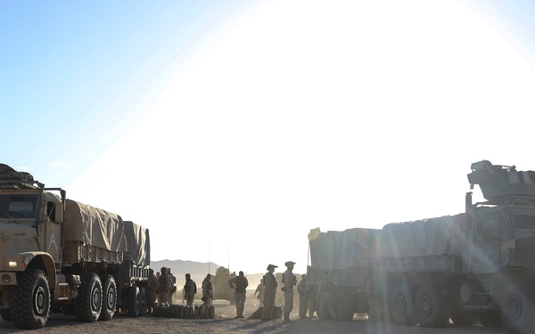 U.S. Marines with 2nd Battalion, 7th Marine Regiment participate in MWX